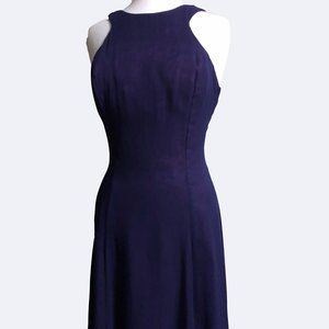 Vintage 60's Purple Formal dress with rhinestones